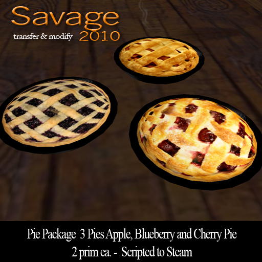 Pie Package - Apple, Blueberry and Cherry Pie