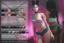 VINYL - Fale Booty Shorts Pak Dark Blue V2