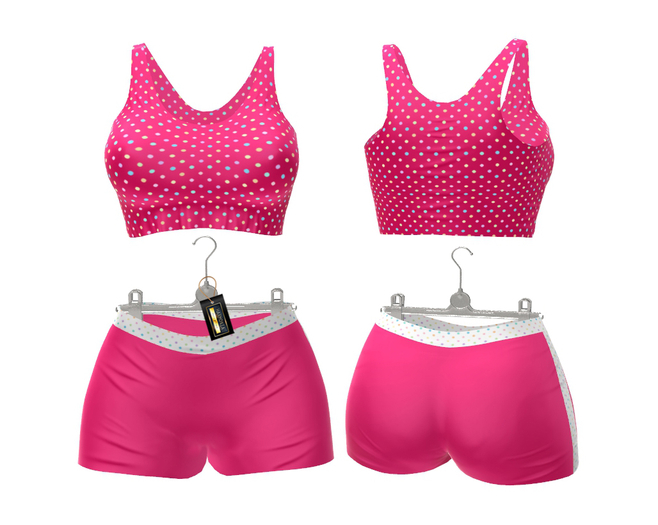 Pink Lively Shorts Outfit Maitreya