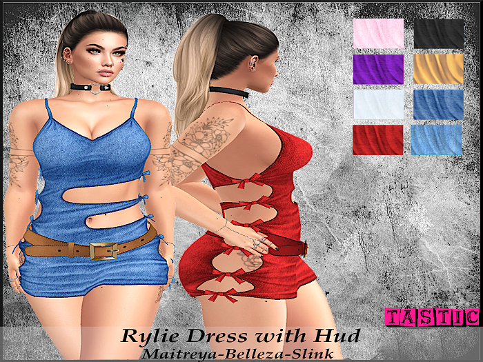 Tastic-Rylie Dress w/Hud