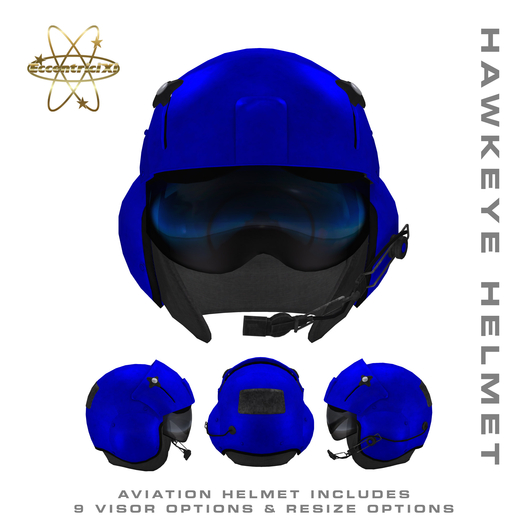 ~EXi~ Helmet Hawkeye Sapphire Blue