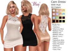 *BSASSY* CAM DRESS WITH TEXTURE HUD