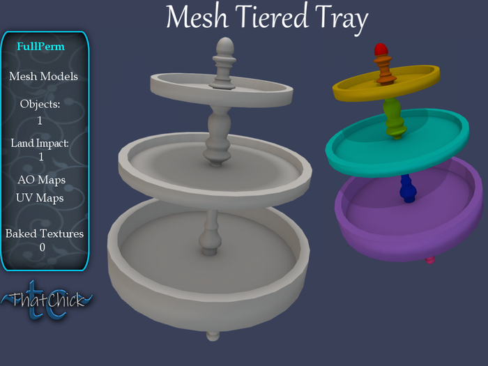~tc~ Mesh Tiered Tray FullPerm Kit