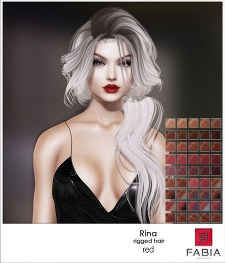-FABIA- Mesh Hair   < Rina> Red