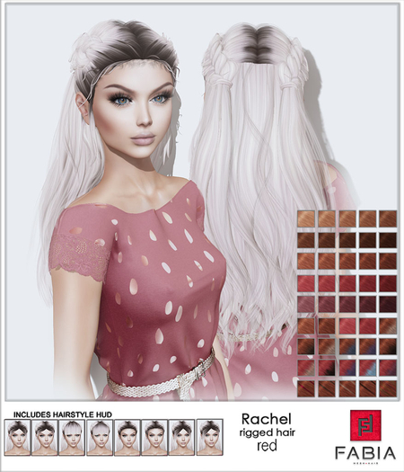 -FABIA- Mesh Hair   < Rachel> Red