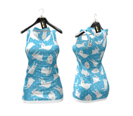Blue Easter Hoodie Dress