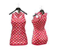 Fuchsia Daisy Hoodie Dress