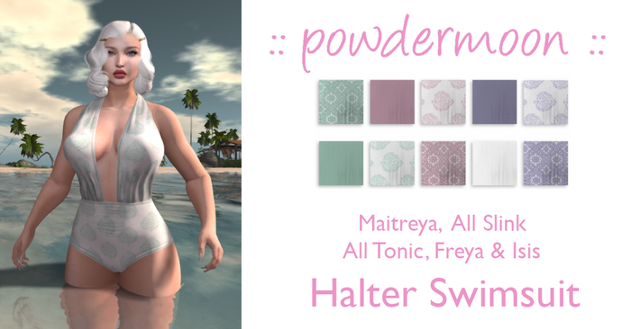 powdermoon - Halter Swimsuit With HUD