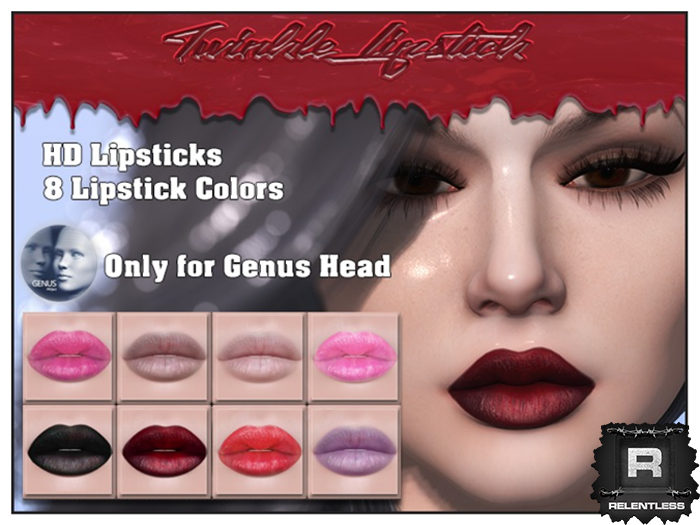 RELENTLESS Twinkle HD Lipstick Applier [ GENUS ]