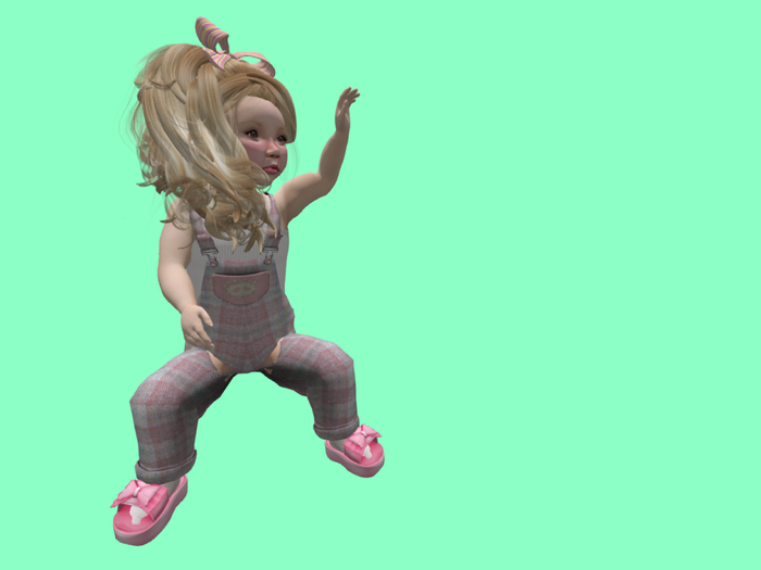 Toddler Ride Horse Wave Left