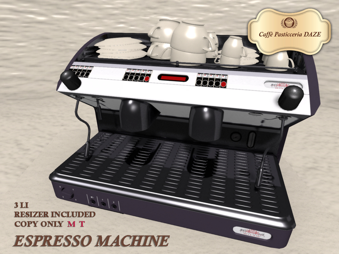 DAZE ESPRESSO MACHINE RESIZER