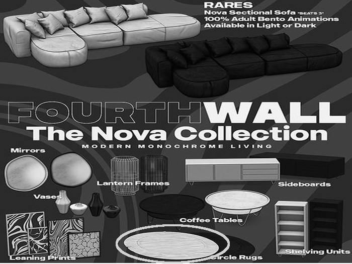 [FOURTH WALL] Nova Decorative Vases - Dark