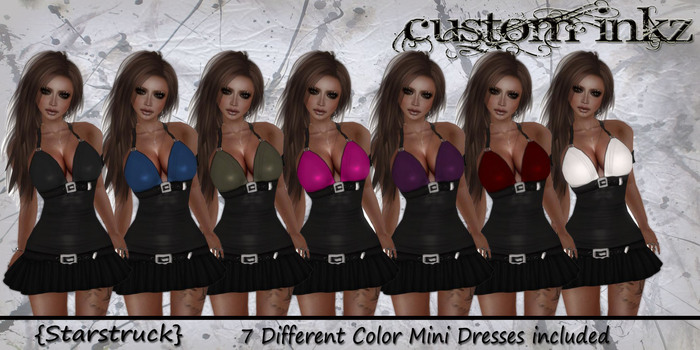 Custom iNKZ Starstruck Fat Pack - Mini Dresses 