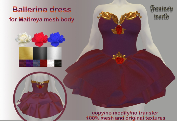 {Fantasy world }Ballerina Dress [ Maitreya]