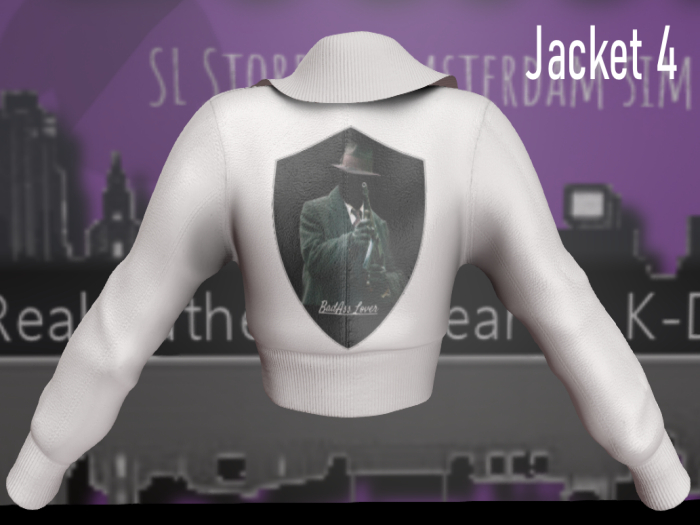 BAG - LEATHER WHITE JACKET - PRINT 4