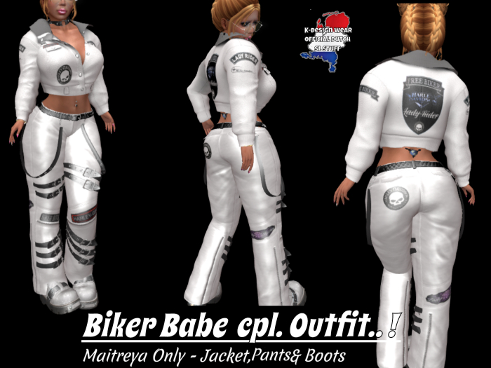 BIKER BABE SHOPPING BAG SET 4