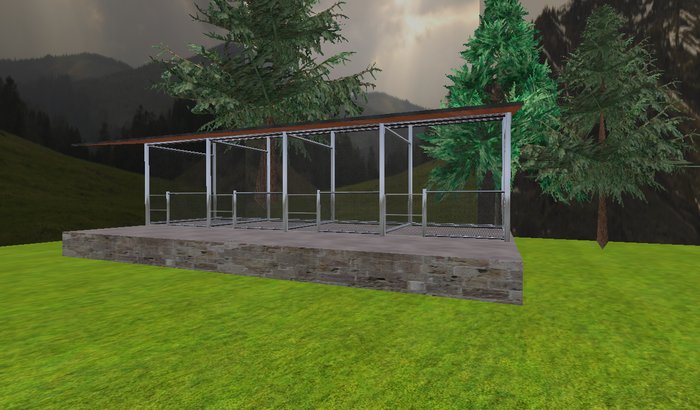 Haven Mesh Kennel - Rez-Faux