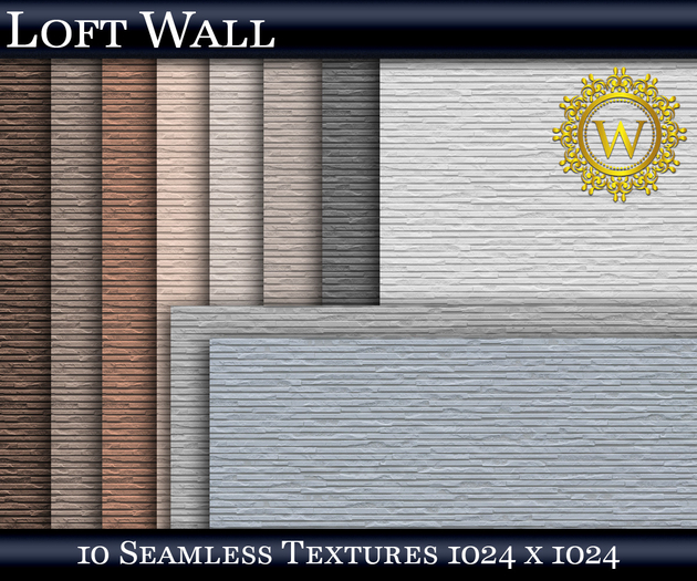 Loft Wall 10 Seamless Textures - WonderWall