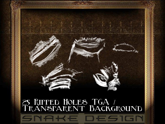 *SD* Ripped Holes Templates