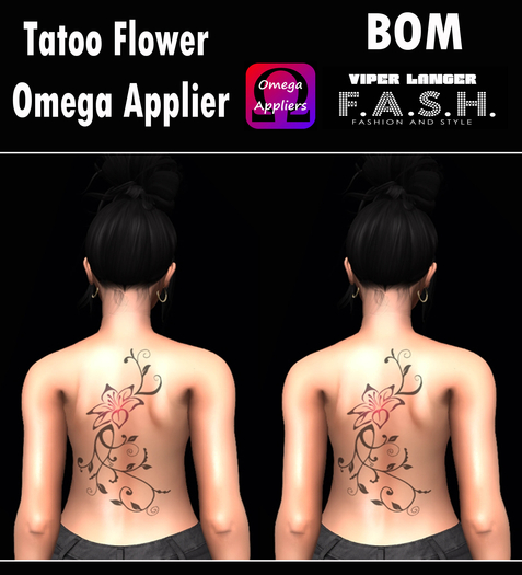 F.A.S.H VIPER  Tatoo Flower Omega Applier - BOM