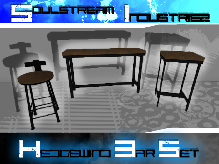 HEDGEWIND BAR STOOL AND TABLE SET