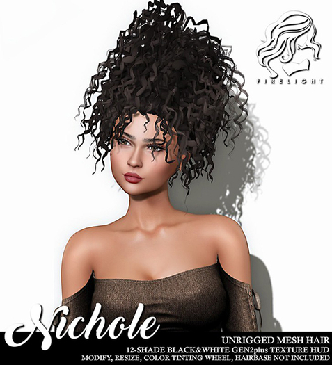 !!Firelight!! Nichole Gen2Plus Black&White - wear