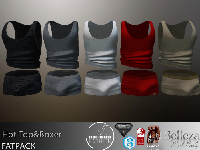The Men's Hot Top& Boxer FATPACK
