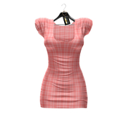Plaid Peach Tee Sleeves Dress Maitreya Petite Legacy Perky