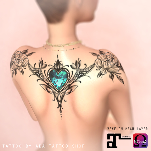~ADA Tattoo Shop~ Crystal backpiece (BoM, OMEGA, MAITREYA)