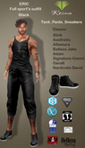 Res_Eric full sport's outfit Black