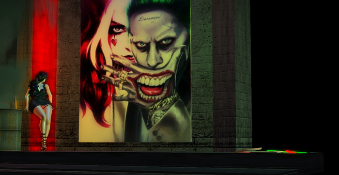 Harley&Joker Backdrop