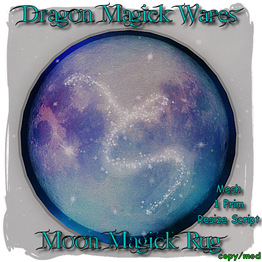 Dragon Magick Wares Moon Magick Rug