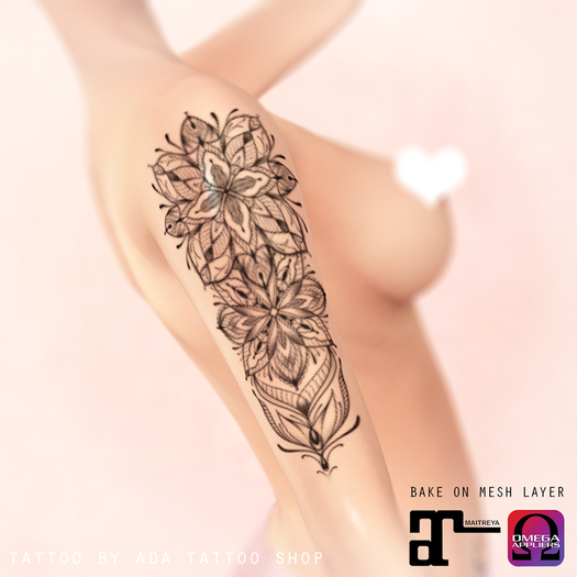 ~ADA Tattoo Shop~ Shoulder Mandalas (BoM, OMEGA, MAITREYA)