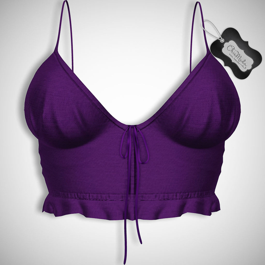 ChicModa // Blossom Top // PURPLE