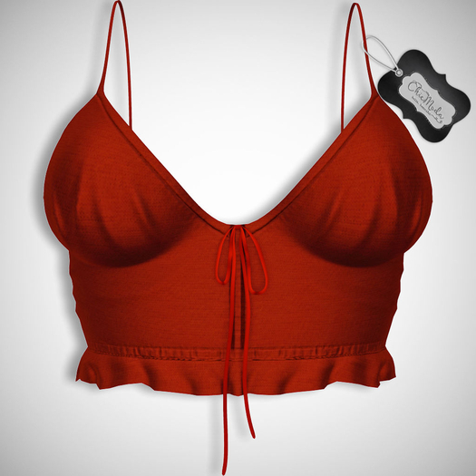 ChicModa // Blossom Top // RED