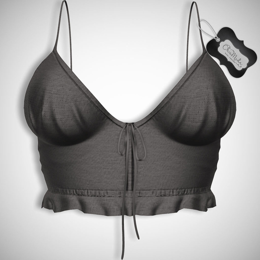 ChicModa // Blossom Top // GRAY