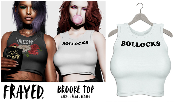 Frayed - Brooke Top - Bollocks
