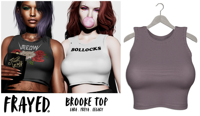 Frayed - Brooke Top - Dusk