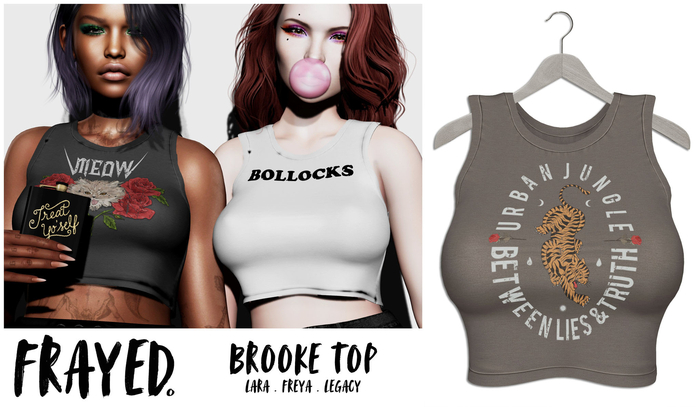 Frayed - Brooke Top - Jungle