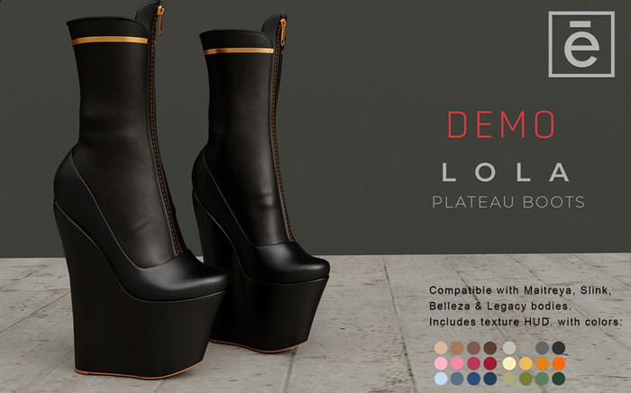 Ohemo - Lola plateau boots - DEMO