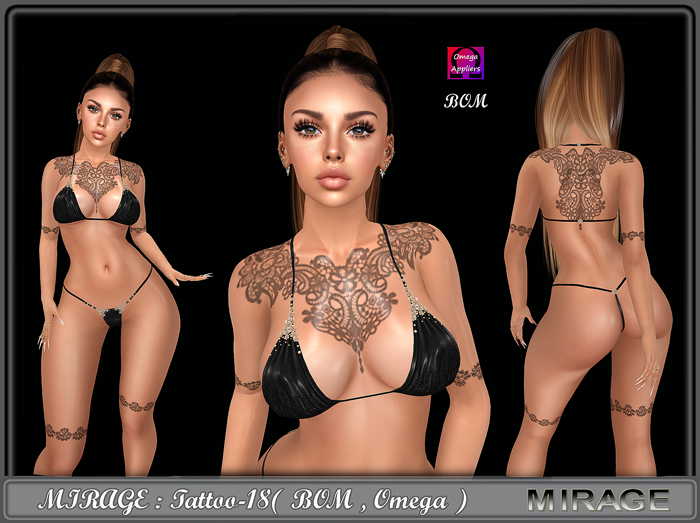 MIRAGE : Tattoo-18( BOM , Omega )