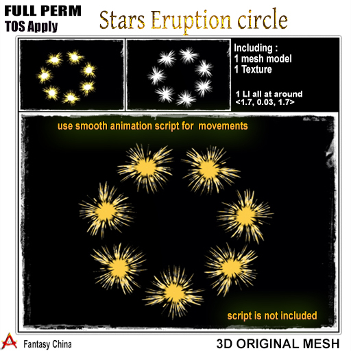 FC- FP Mesh Stars Eruption circle