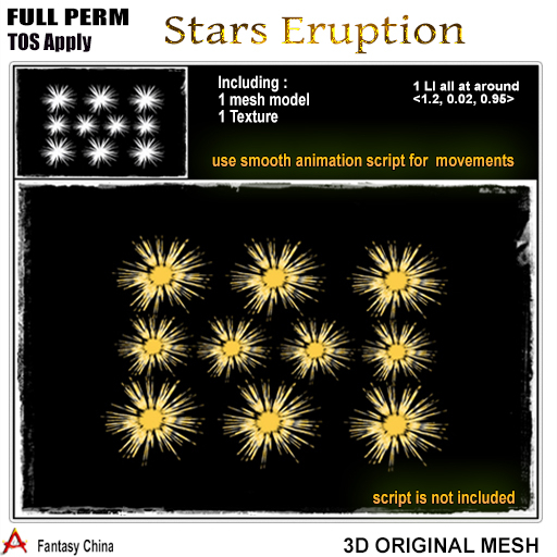 FC- FP Mesh Stars Eruption B