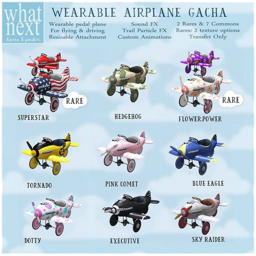 {what next} Wearable Airplane - Flower.Power RARE