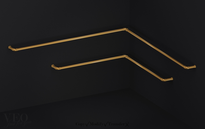 VEO// Clothes Rack v3 (gold)