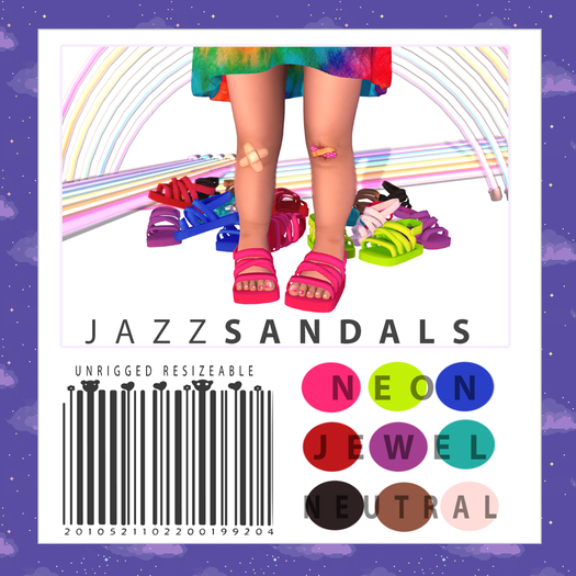 mJ- Jazz Sandals (Neon)