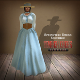 [Timber Creek] Springtime Dress-Boxed-Cornflower Blue