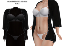 GGVG CALM BRA&PANTY BLACK
