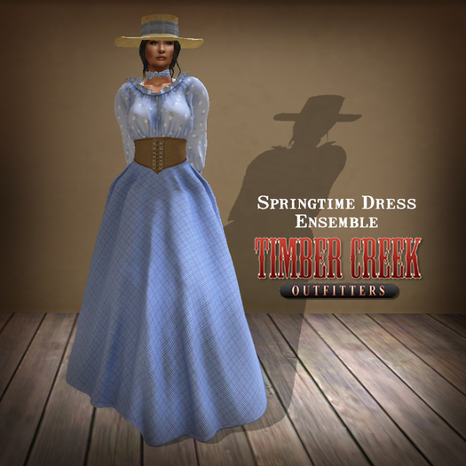 [Timber Creek] Springtime Dress-Violet Fields-Boxed