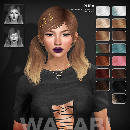 Wasabi // Rhea Mesh Hair - Basics